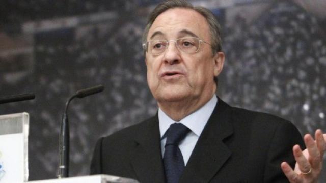 Florentino Pérez, en rueda de prensa.