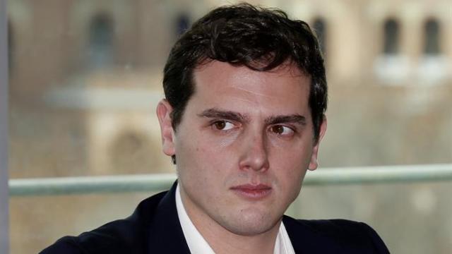 El presidente de Ciudadanos, Albert Rivera, durante la reunión de la Ejecutiva Nacional del partido.