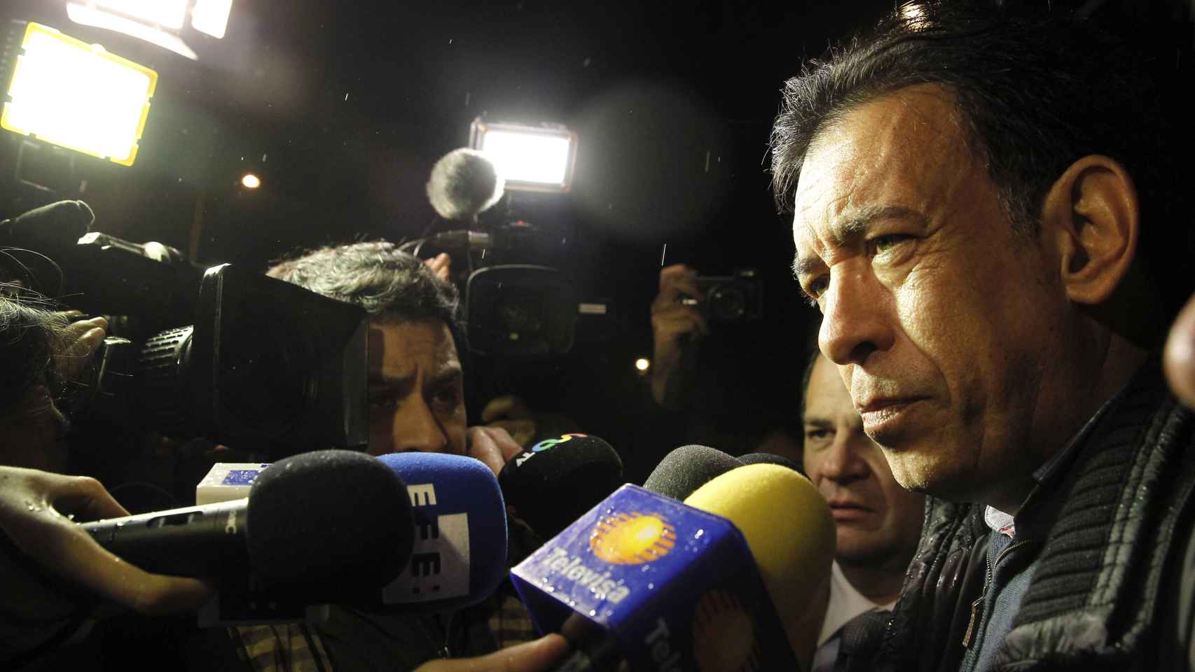 Humberto Moreira, exgobernador de Coahuila, a su salida de la cárcel de Soto del Real