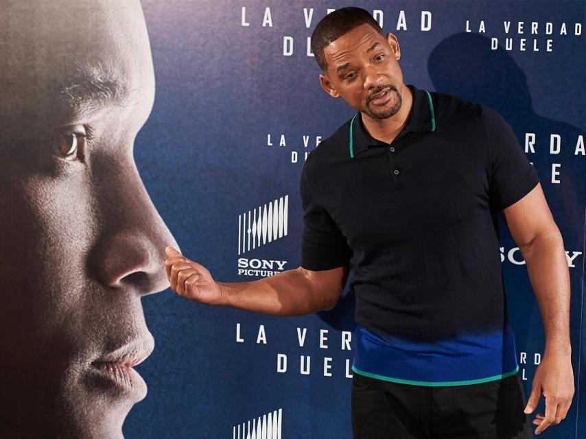 Will Smith en la presentación de 'La verdad duele'