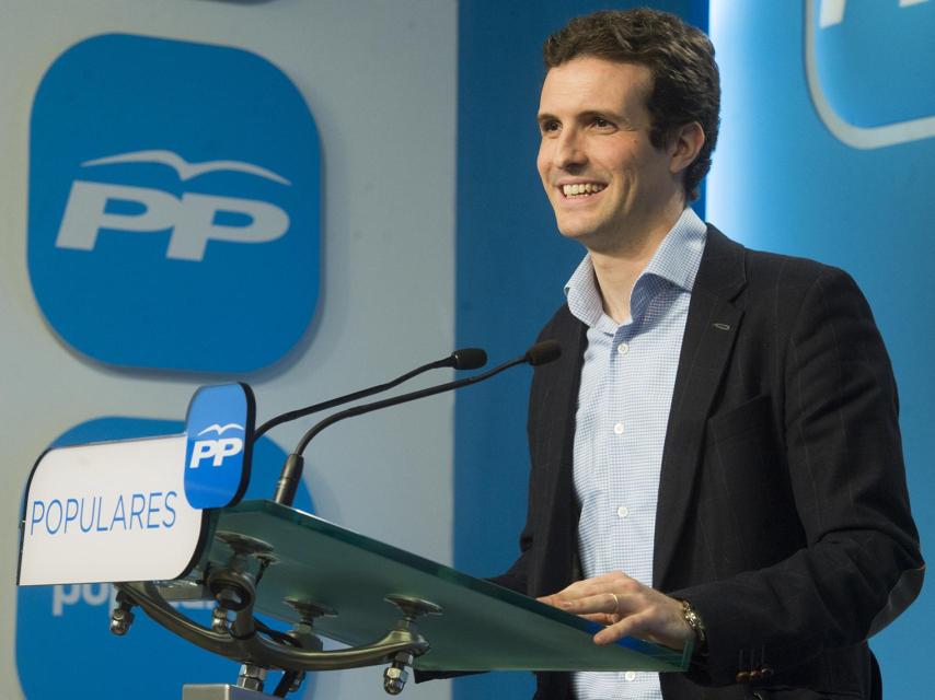 El vicesecretario de Comunicación del PP, Pablo Casado.