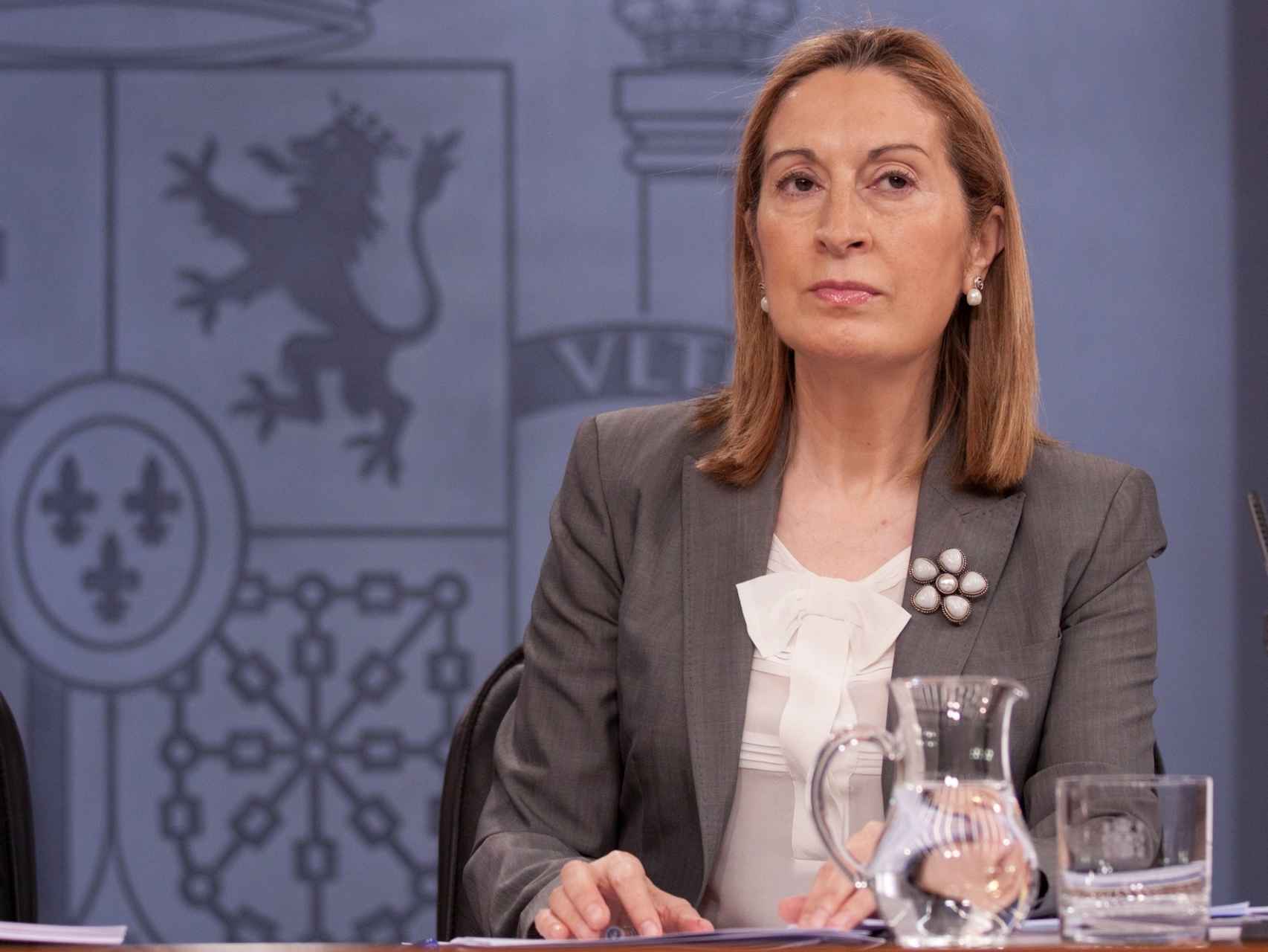 La ministra de Fomento en funciones, Ana Pastor.