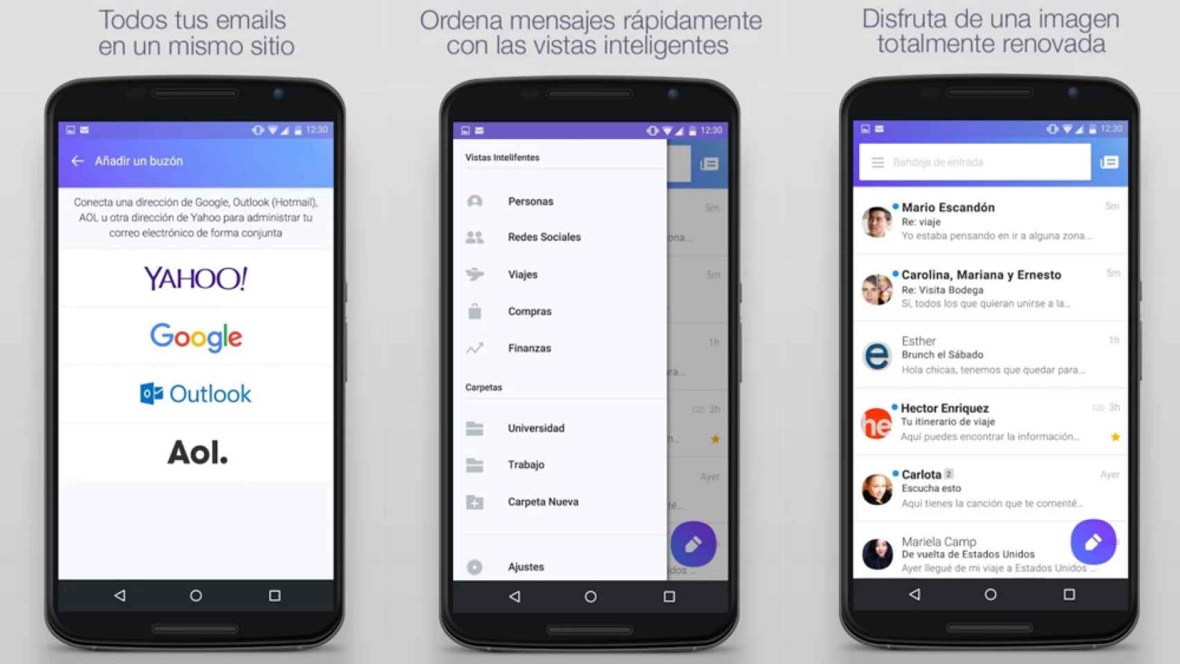 Yahoo Mail: ahora con gestos, búsqueda de archivos y nuevas funciones