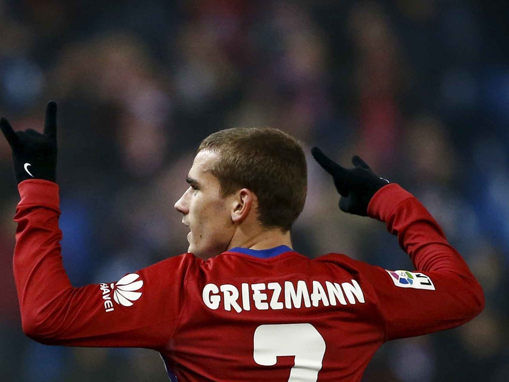 Griezmann celebra un gol.