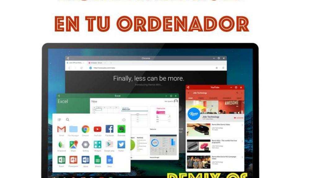 Videotutorial: Cómo instalar Android en tu ordenador con Remix OS