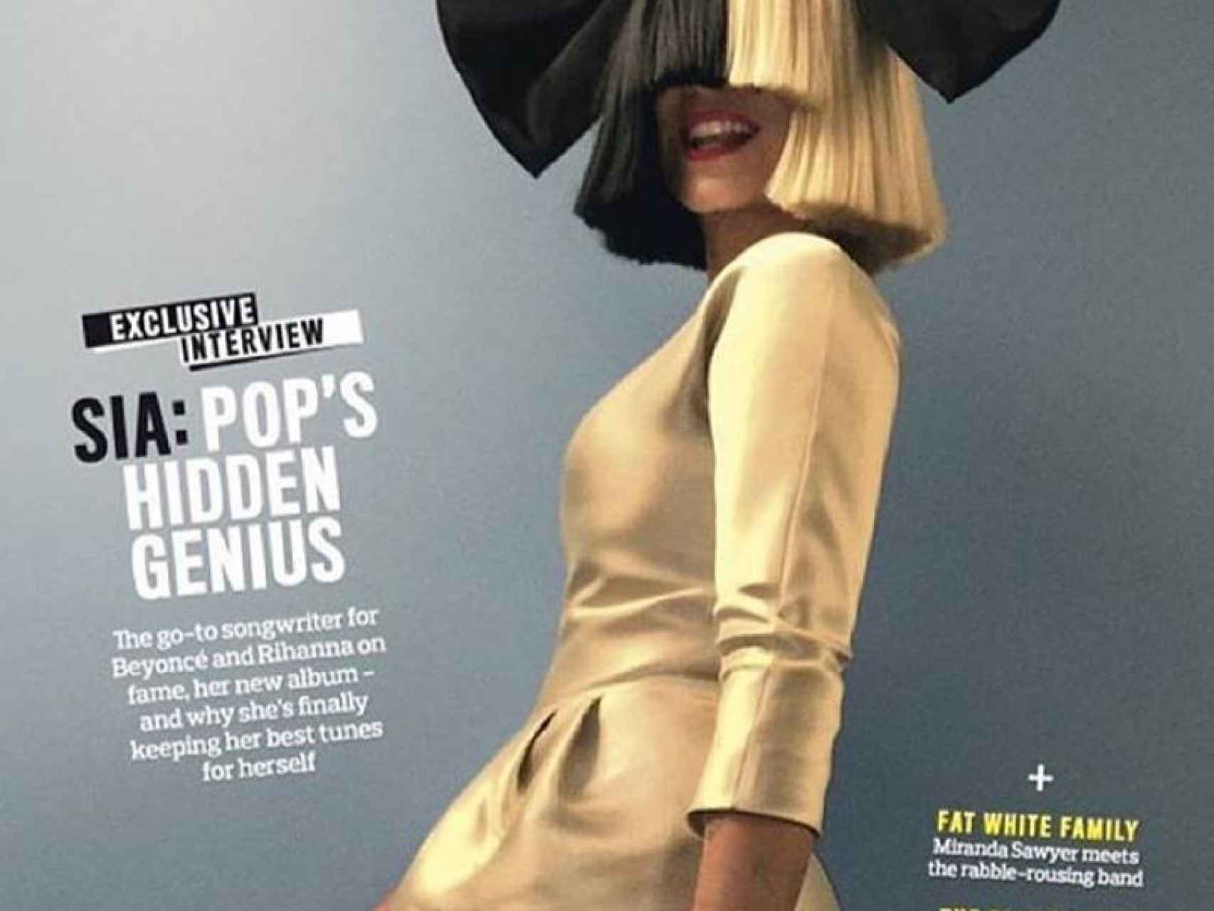 Sia en la portada de Music con vestido de Second Skin Co.