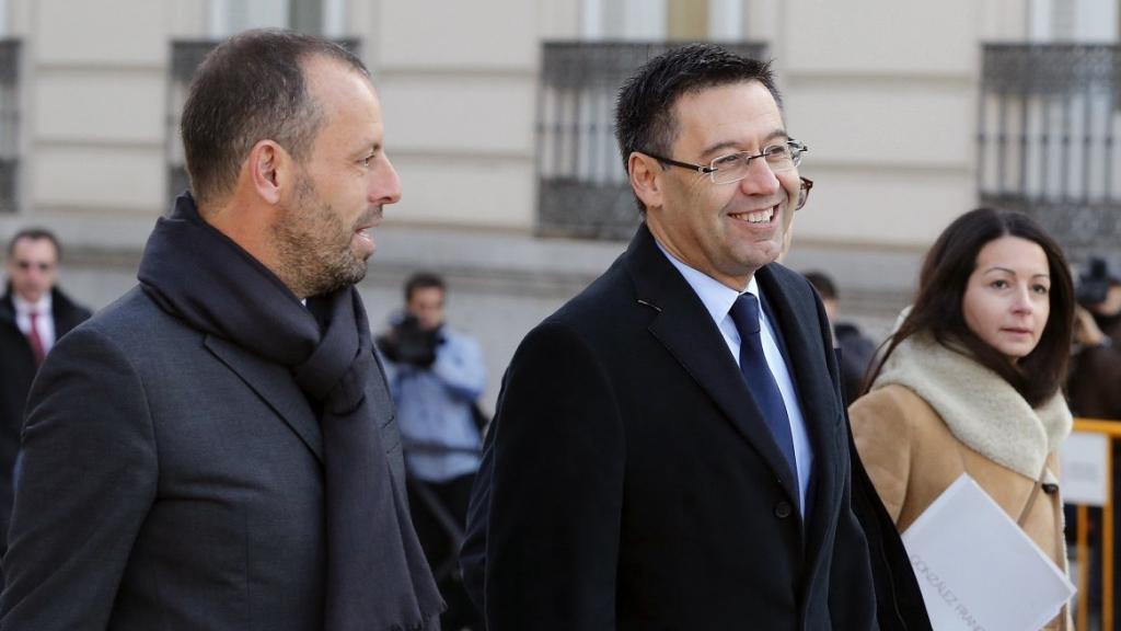 Sandro Rosell y Josep María Bartomeu