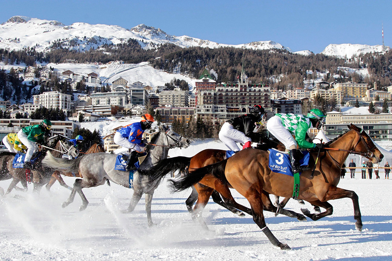 La carrera de caballos que se celebrará este febrero en Saint Moritz