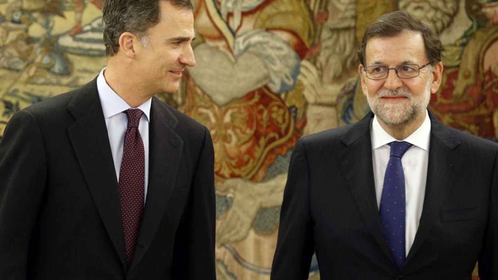 La reunión de Rajoy con el Rey se ha prolongado 45 minutos
