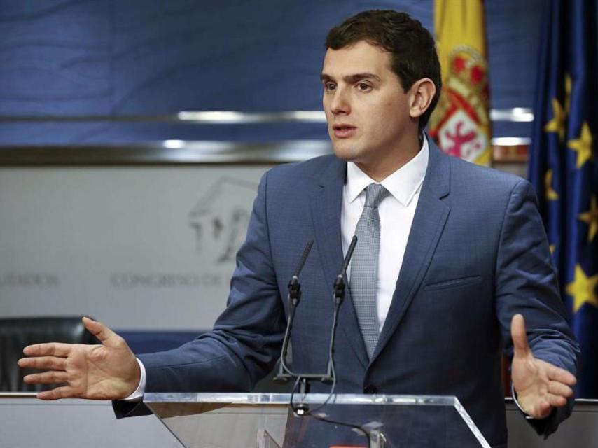 El presidente de Ciudadanos, Albert Rivera/Sergio Barrenechea/EFE