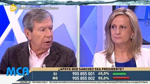 José Luis Corcuera en 'Más claro agua' (13tv)