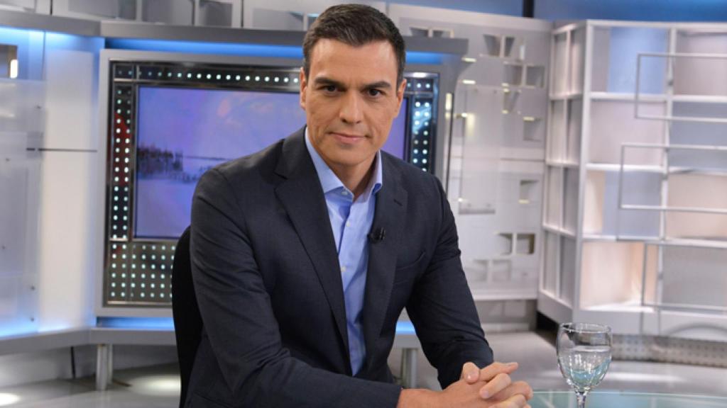 Pedro Sánchez en 'Informativos Telecinco' (Carlos Serrano)