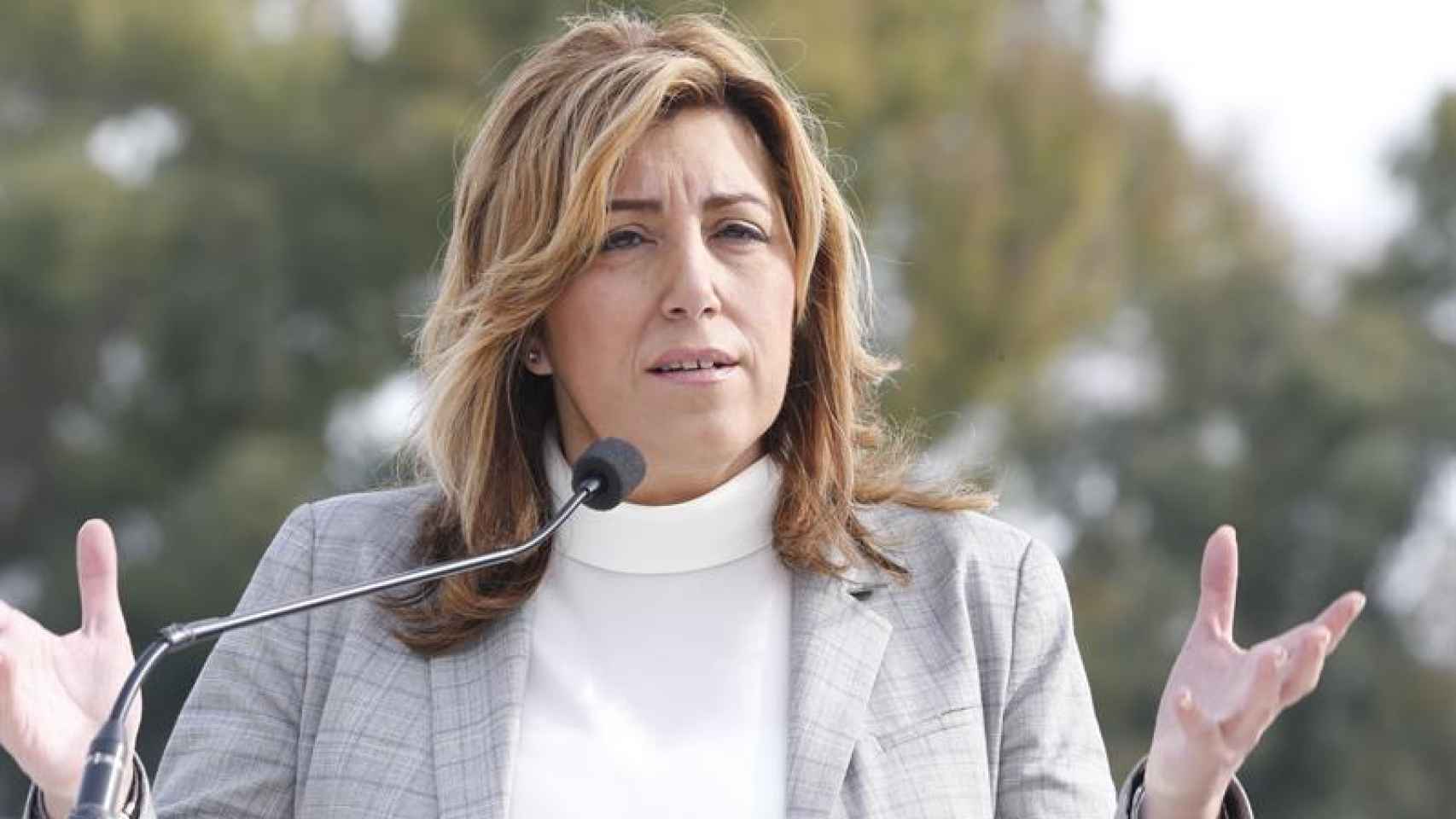 Susana Díaz, este miércoles durante su visita a Écija