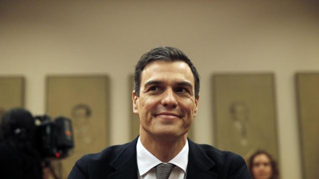 Pedro Sánchez este miércoles en el Congreso