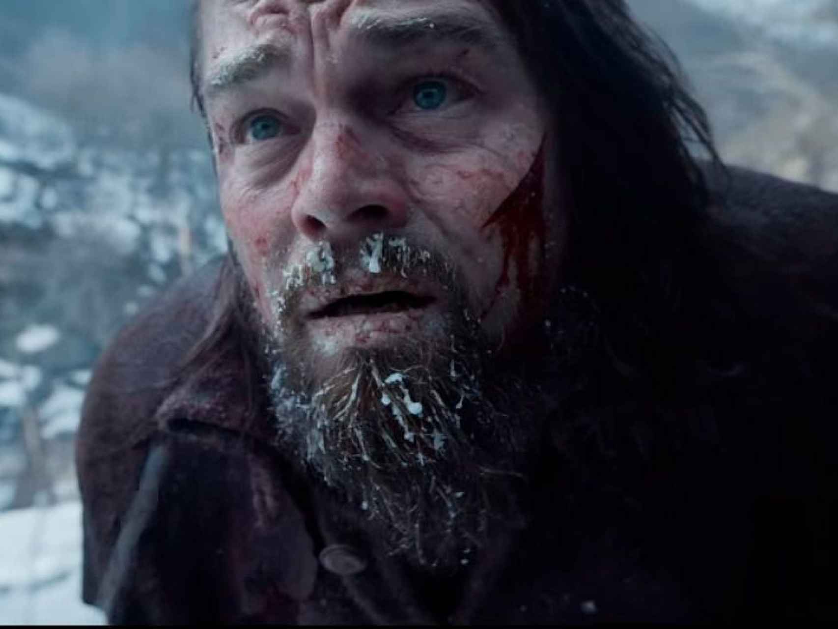 Leonardo DiCaprio en pleno trauma cinematográfico.