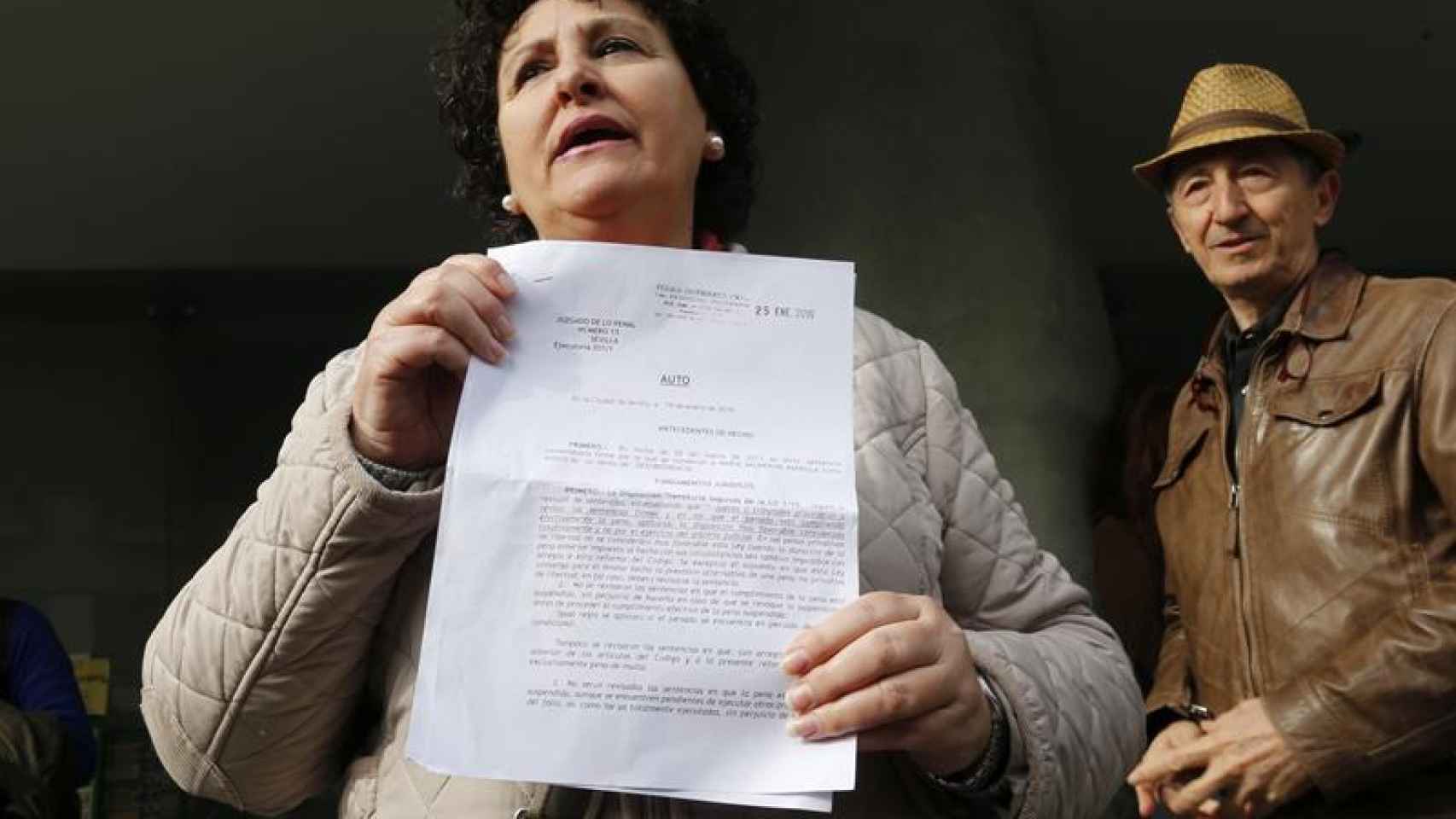 María Salmerón, la mujer sevillana que espera un indulto del Gobierno.