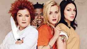 Kate Mulgrew, Uzo Aduba, Taylor Schilling y Laura Prepon en 'Orange is the New Black' (Netflix)