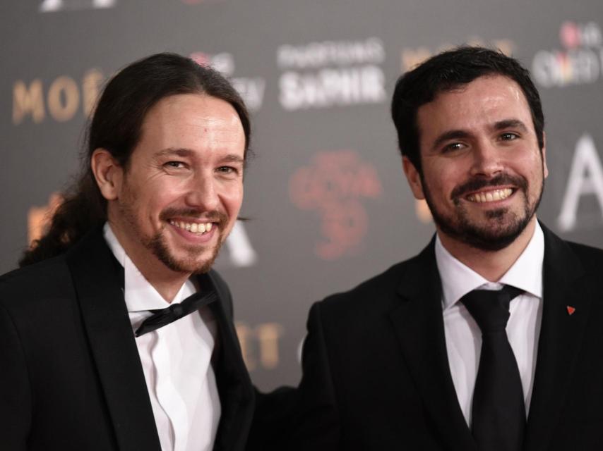 Pablo Iglesias y Alberto Garzón