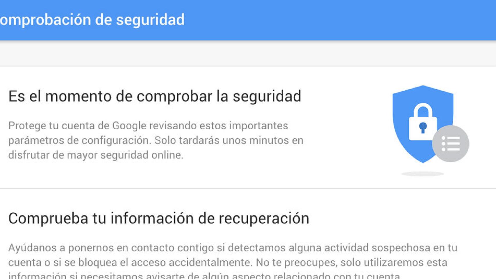 Consigue 2GB gratis en Google Drive comprobando tu seguridad