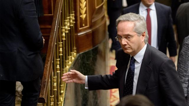 El diputado Gómez de la Serna, durante la sesión constitutiva del Congreso.