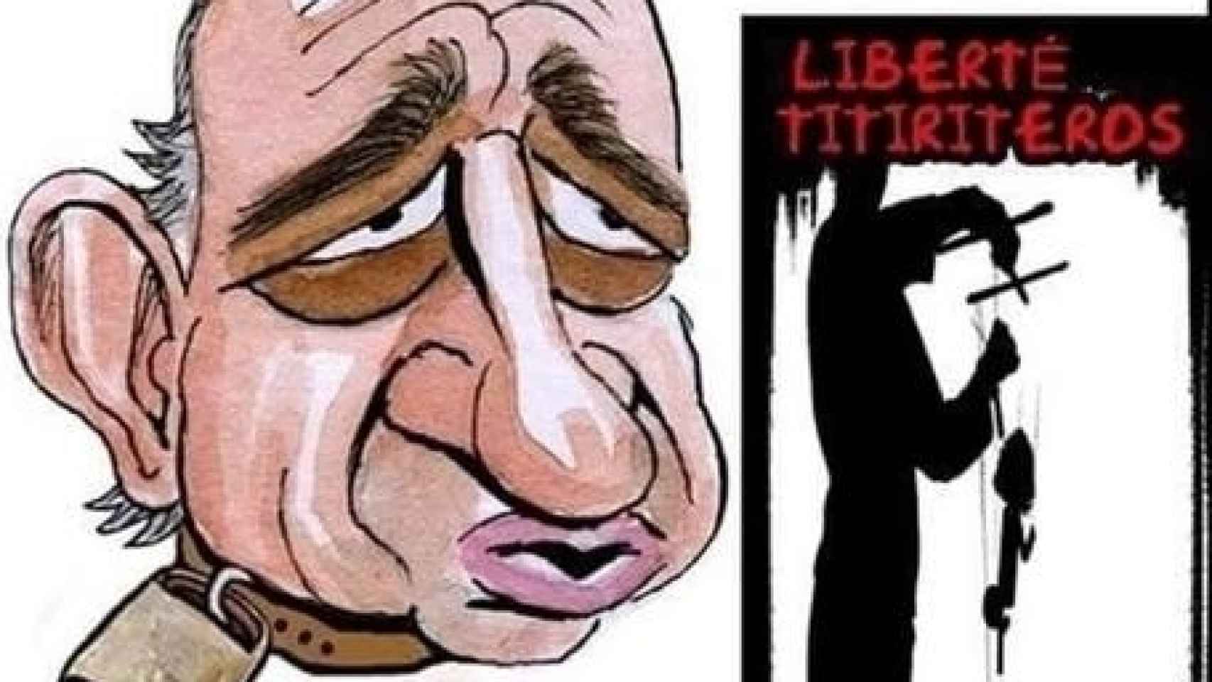 El montaje: Fernández Díaz portada de 'Charlie Hebdo'