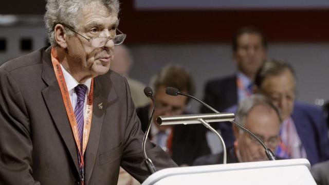 Ángel María Villar, presidente de la RFEF, durante un acto reciente.