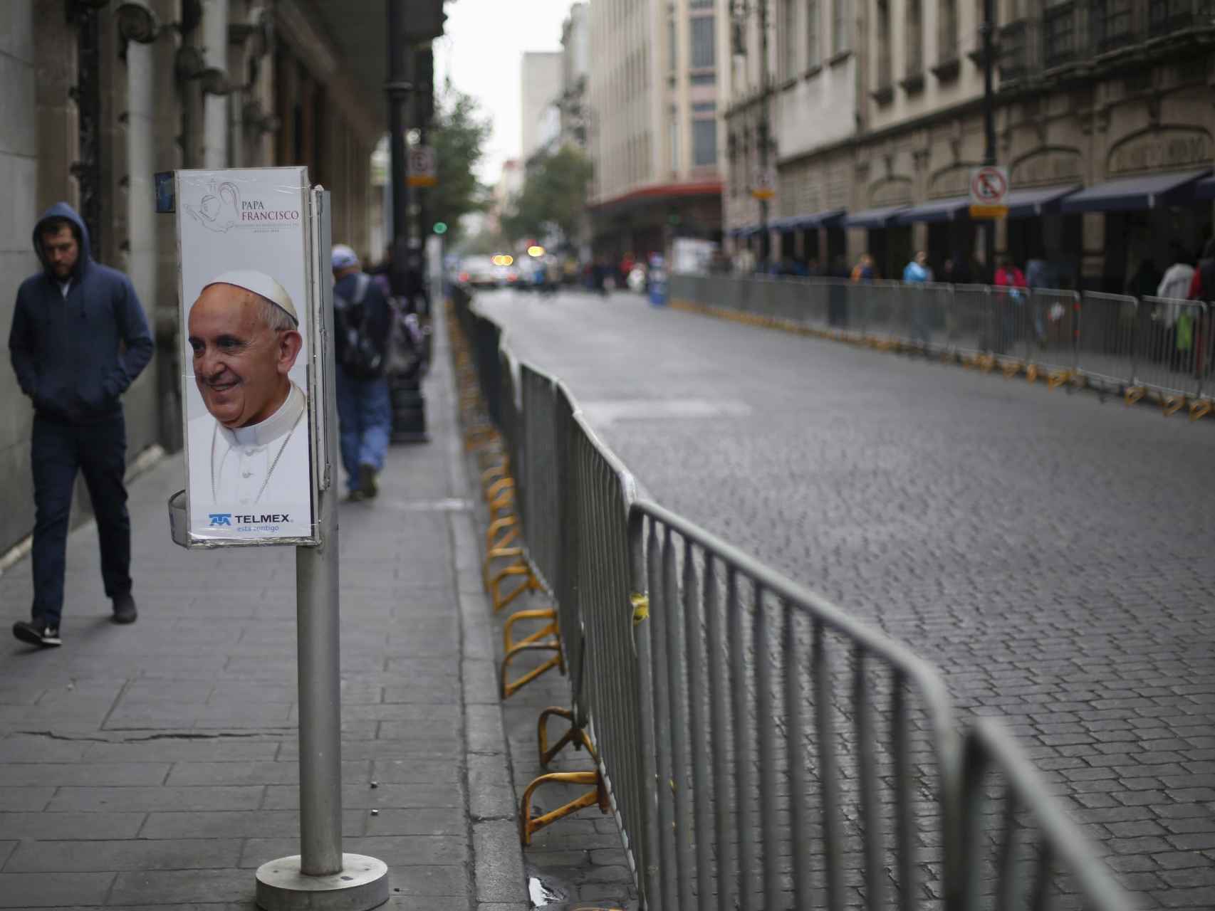 Las calles de México, preparadas para la visita papal.