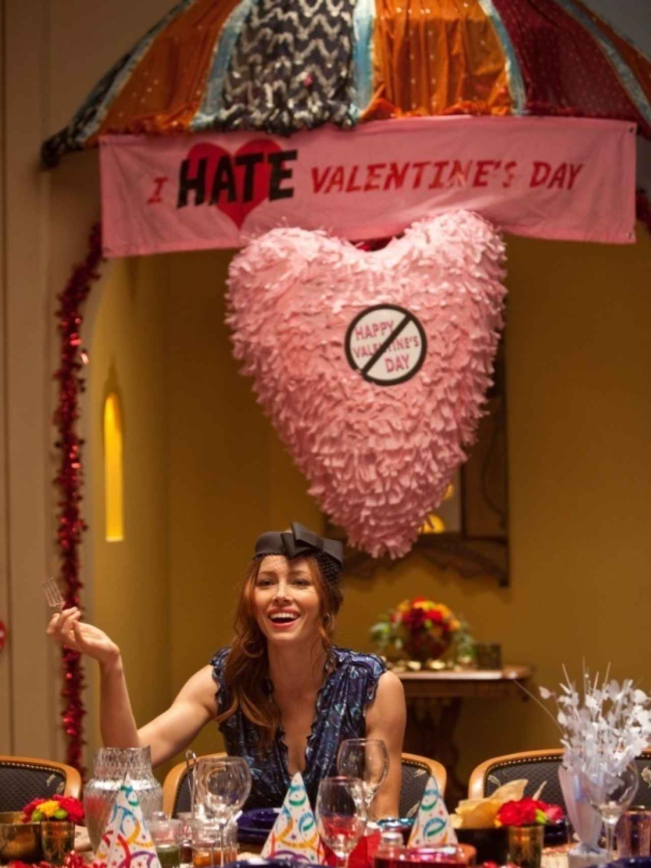 Jessica Biel se prepara para celebrar el anti San Valentín