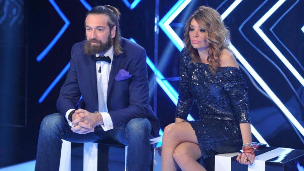 Julius y Lucía Hoyos en la sala de expulsiones de 'GH VIP' (Goyo Conde)