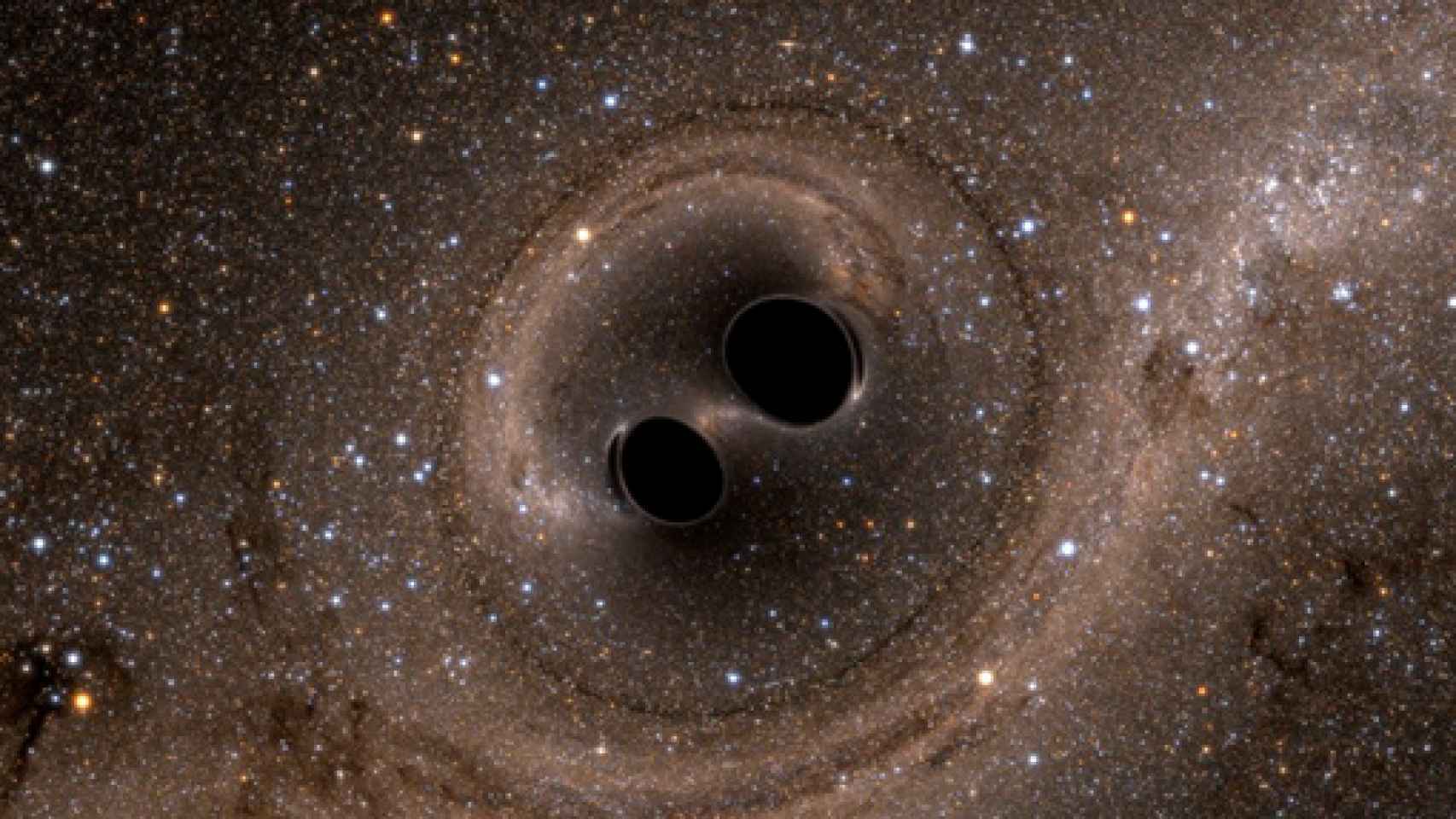 Image: Ondas gravitatorias y el espacio-tiempo