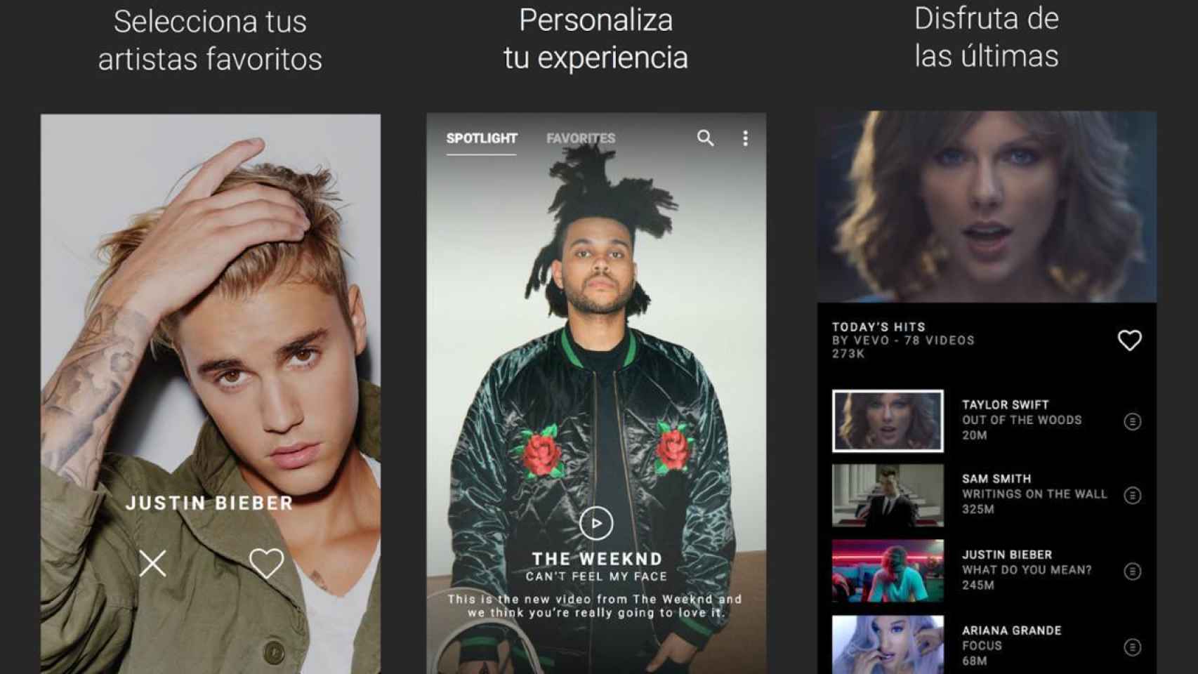 Vevo, la nueva aplicación para ver los vídeos musicales más famosos