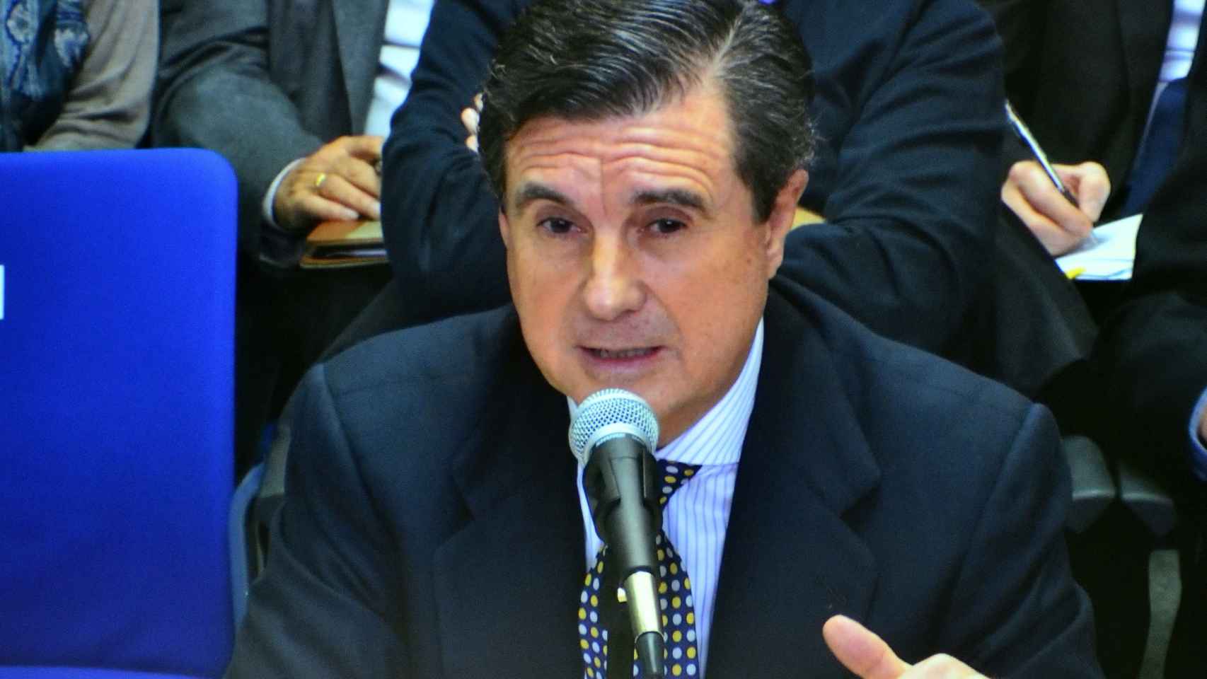 Jaume Matas, durante su comparecencia.