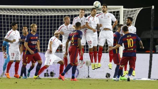 Sevilla y Barça ya protagonizaron la final de la Supercopa de Europa.