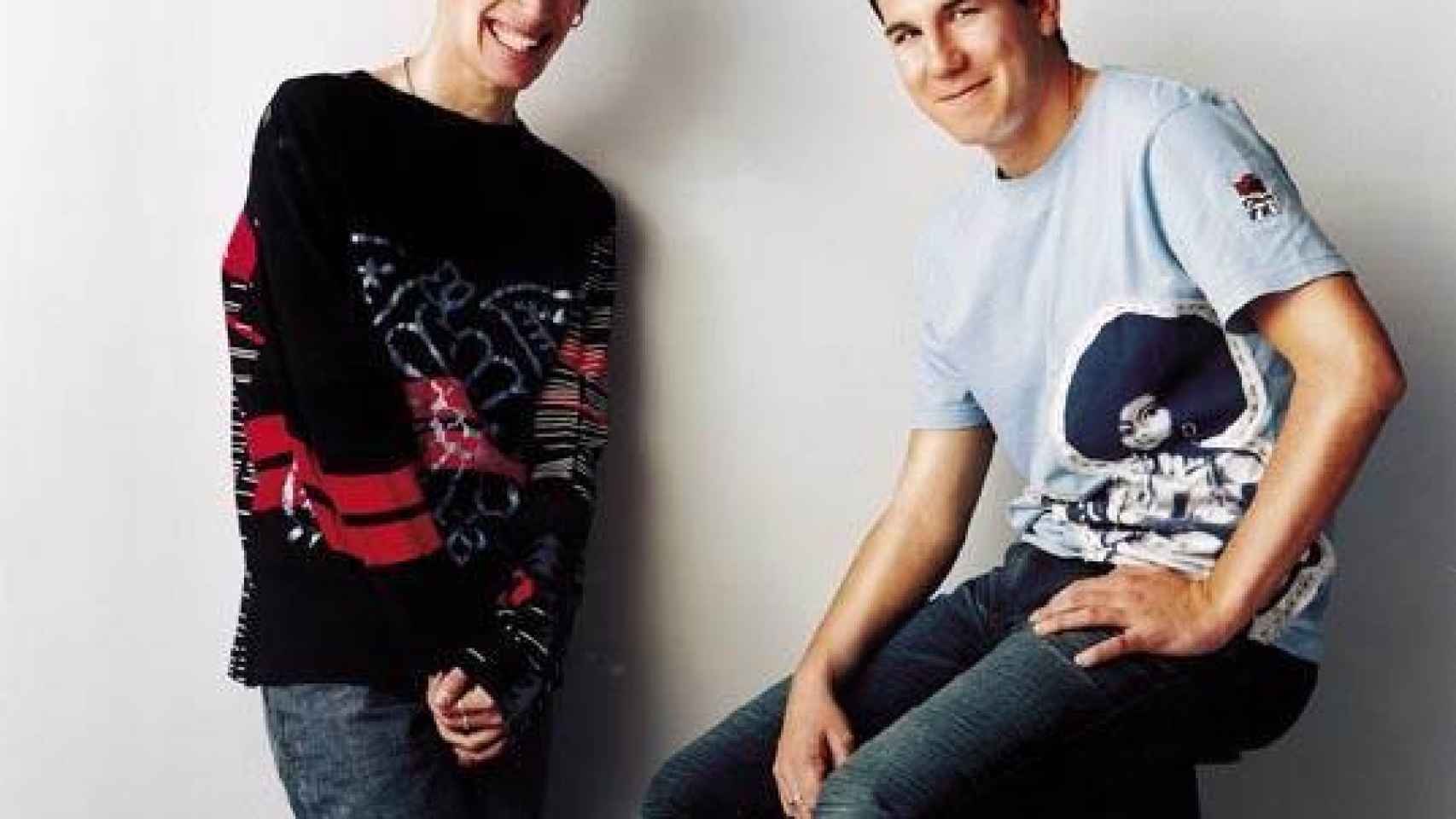 Andy y Lucas en su comienzo como cantantes y con algunos kilos menos