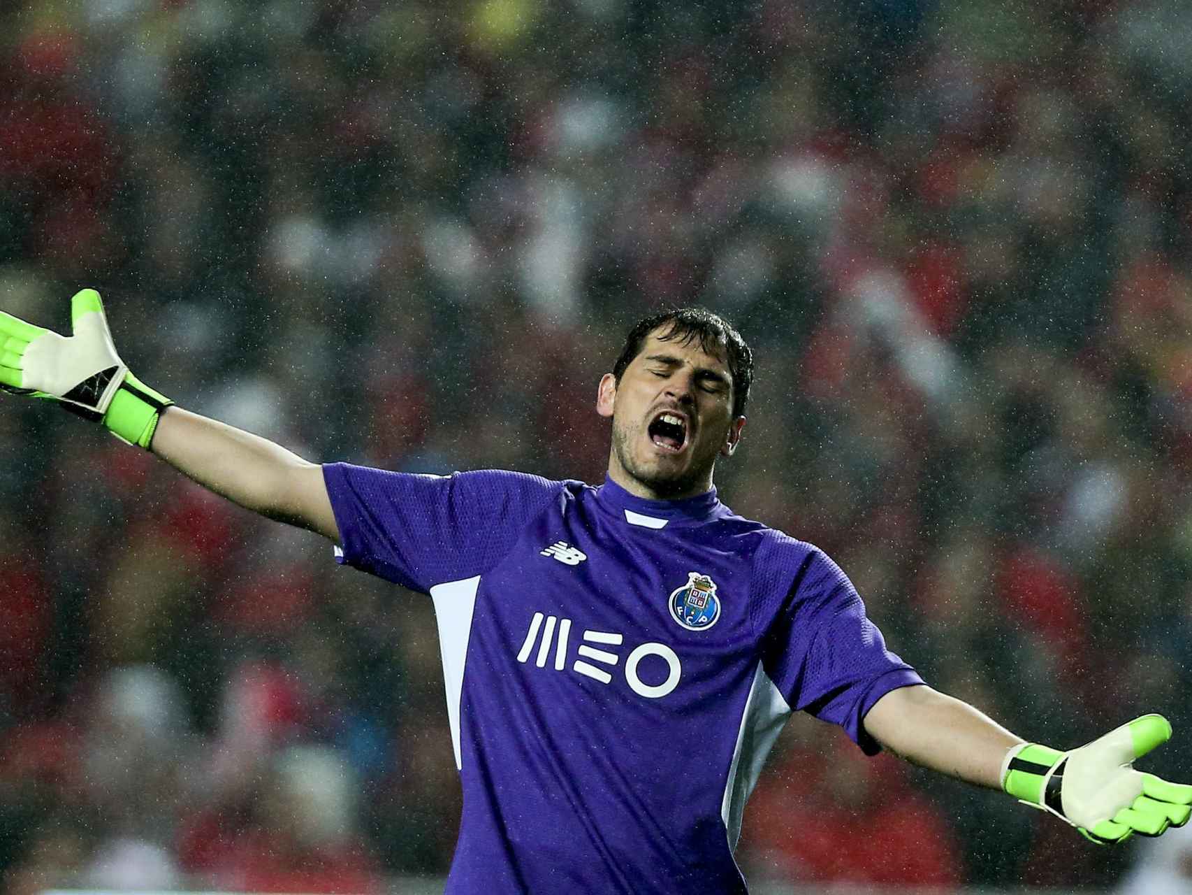 Iker Casillas, en un partido con el Oporto.