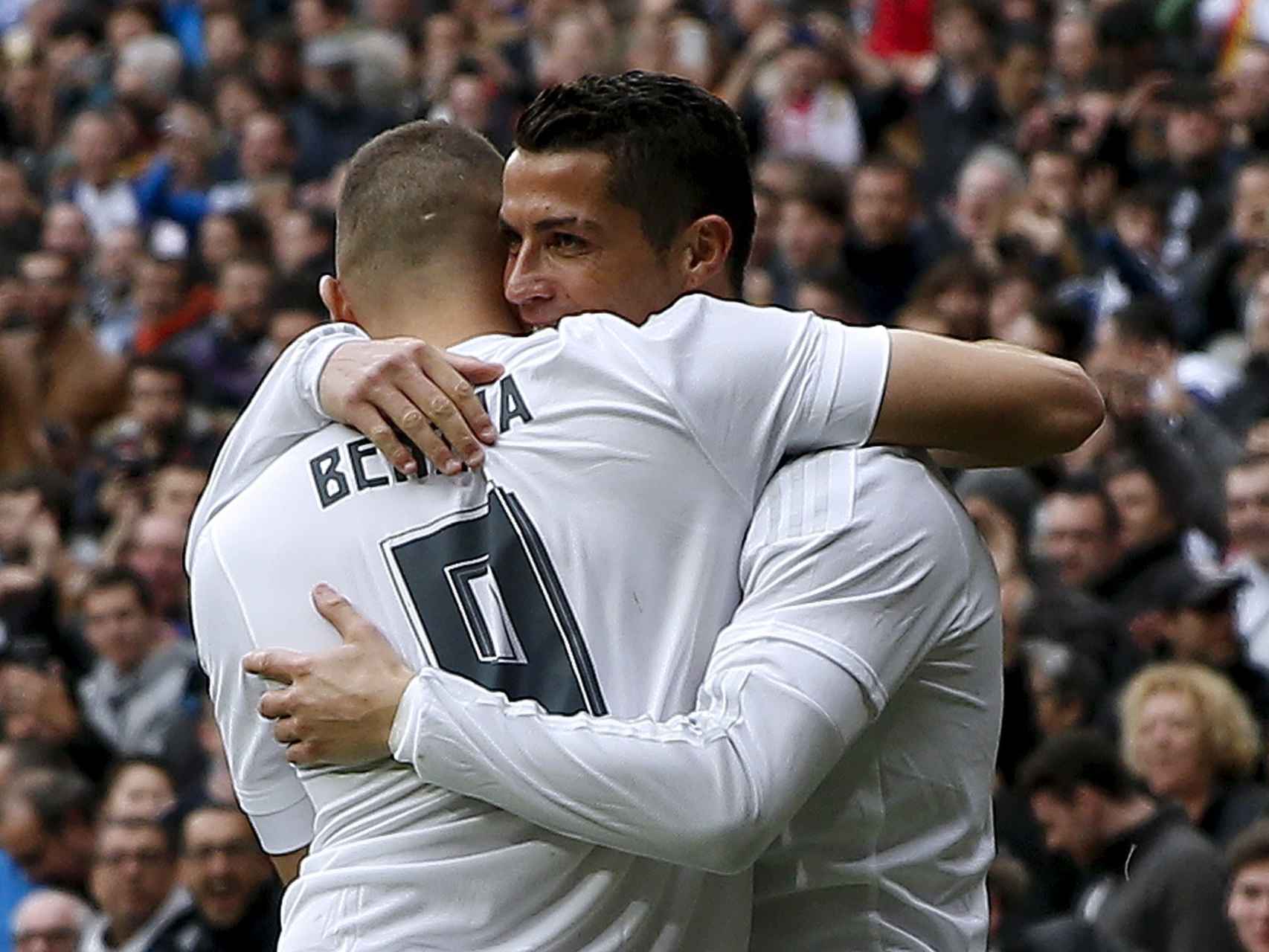 Cristiano Ronaldo celebra un gol contra el Athletic.
