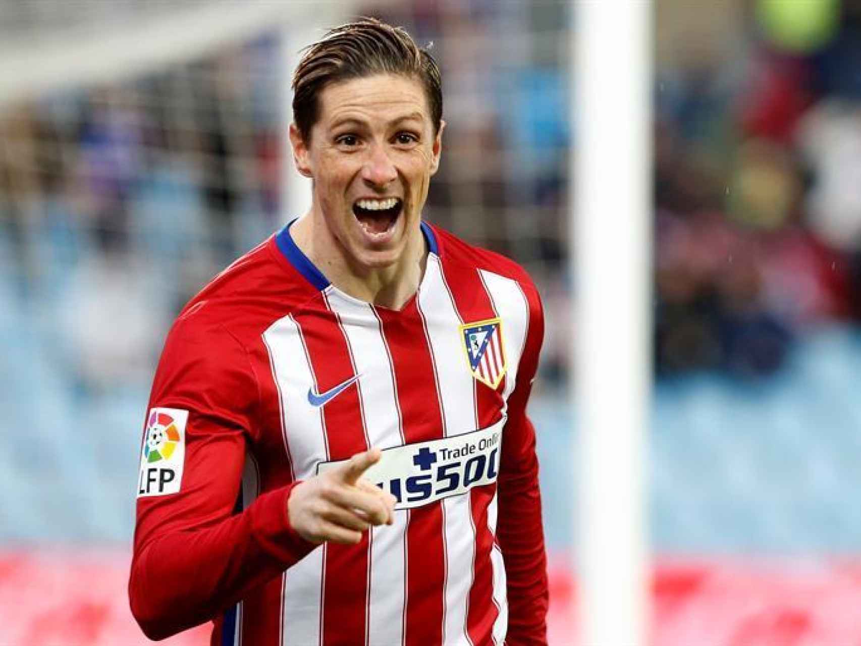 Fernando Torres celebra el gol contra el Getafe.