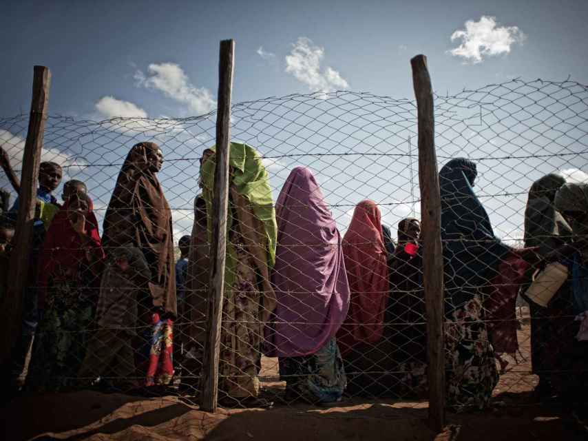 Refugiados en el campo de Dadaab, Kenia