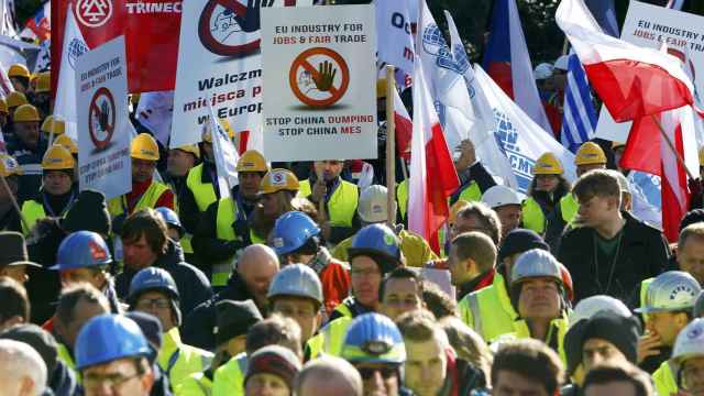Los trabajadores del acero piden a la UE que frene a China