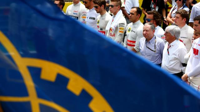 Bernie Ecclestone junto a Jean Todt.