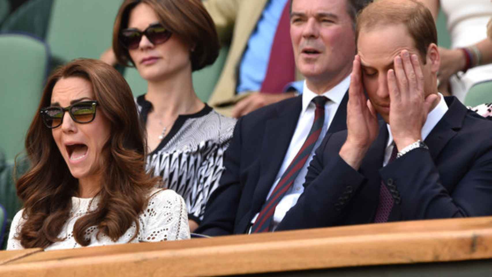 Kate Middleton y el Príncipe Guillermo en Wimbledon