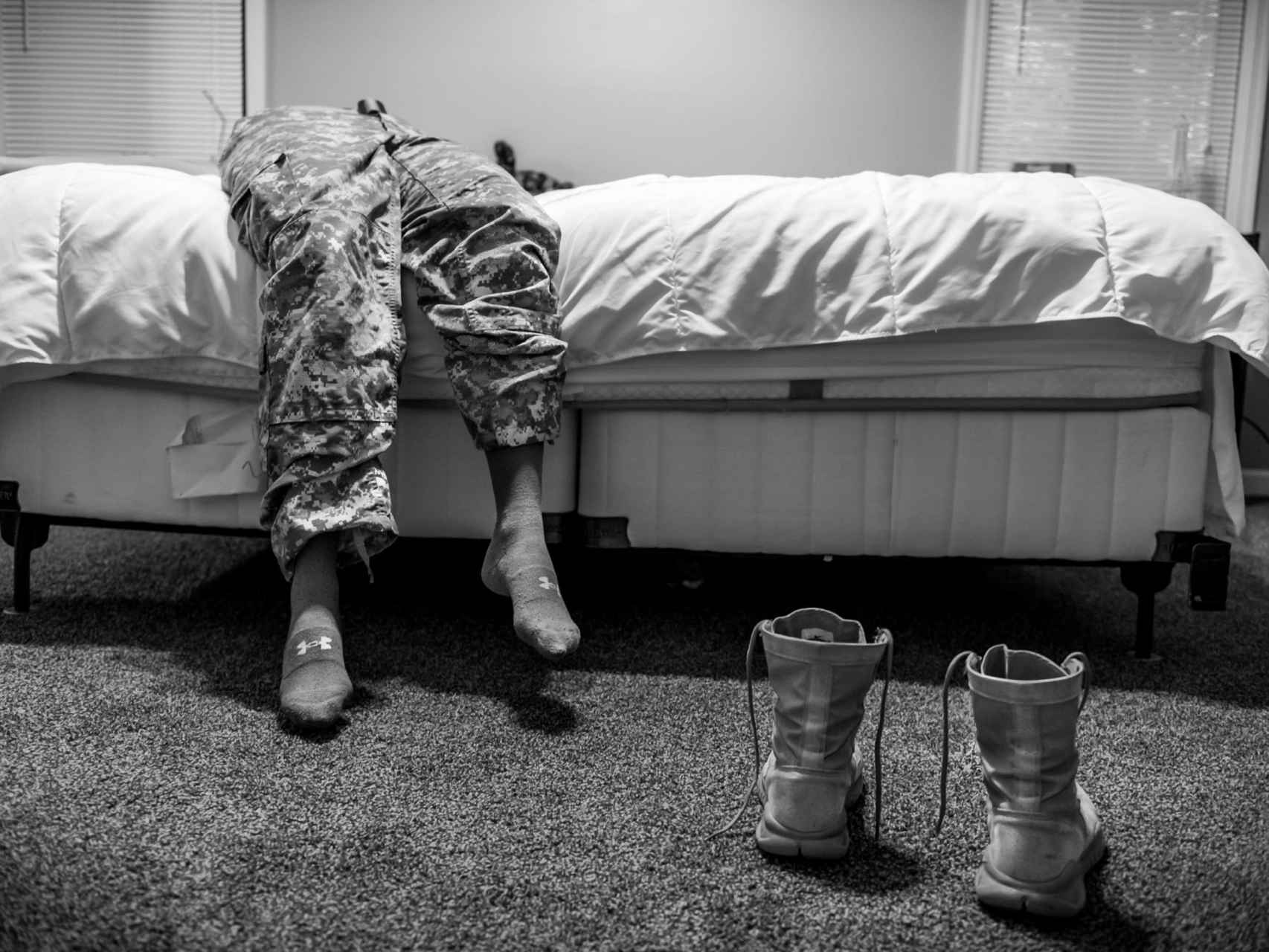 Una de las fotografías de la serie sobre agresiones sexuales en el ejército de EEUU