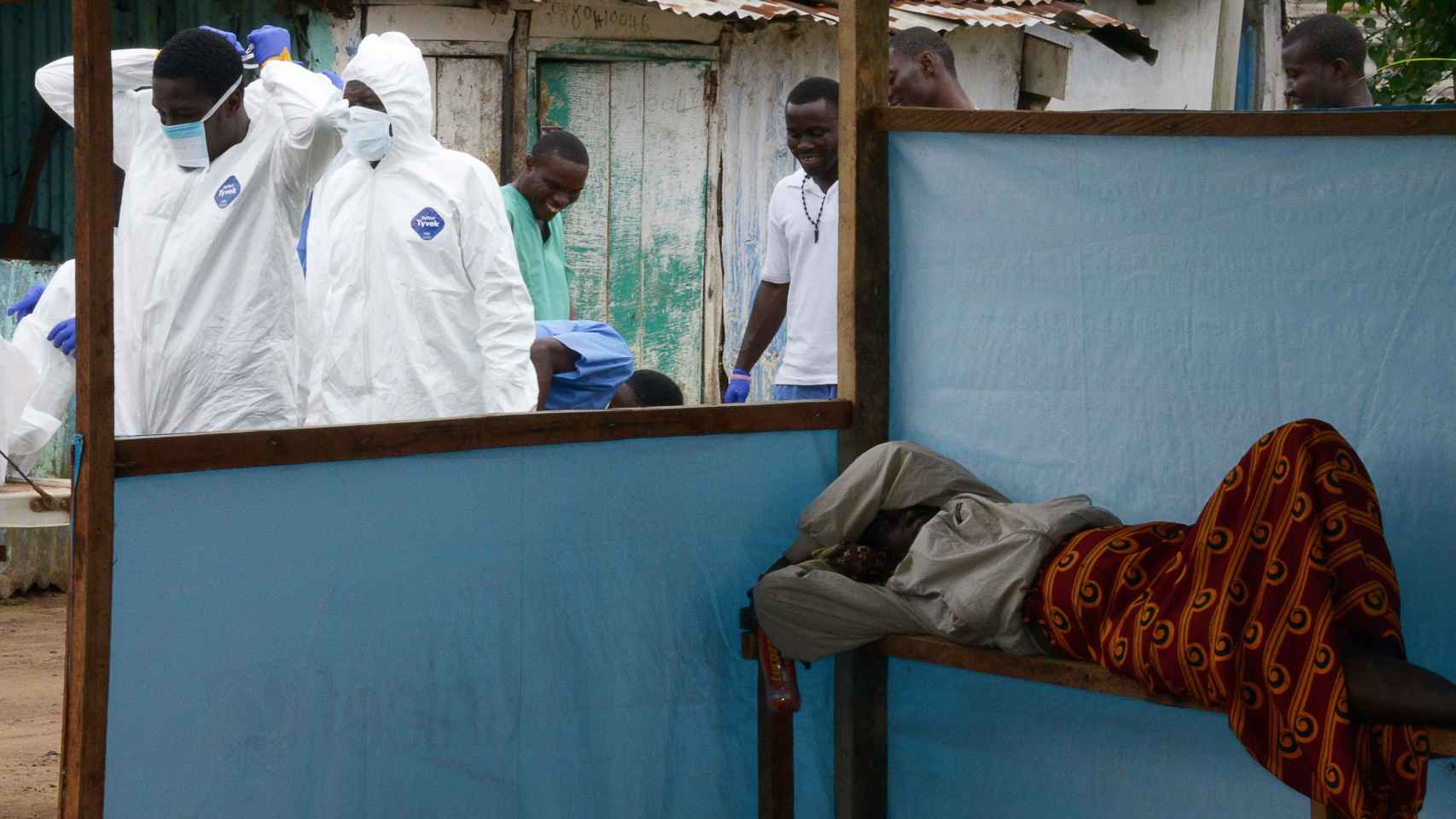 Brote de ébola en Monrovia.