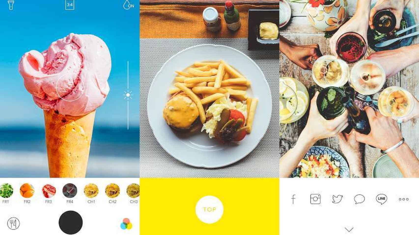 Si te gusta fotografiar la comida, Foodie será tu aplicación favorita