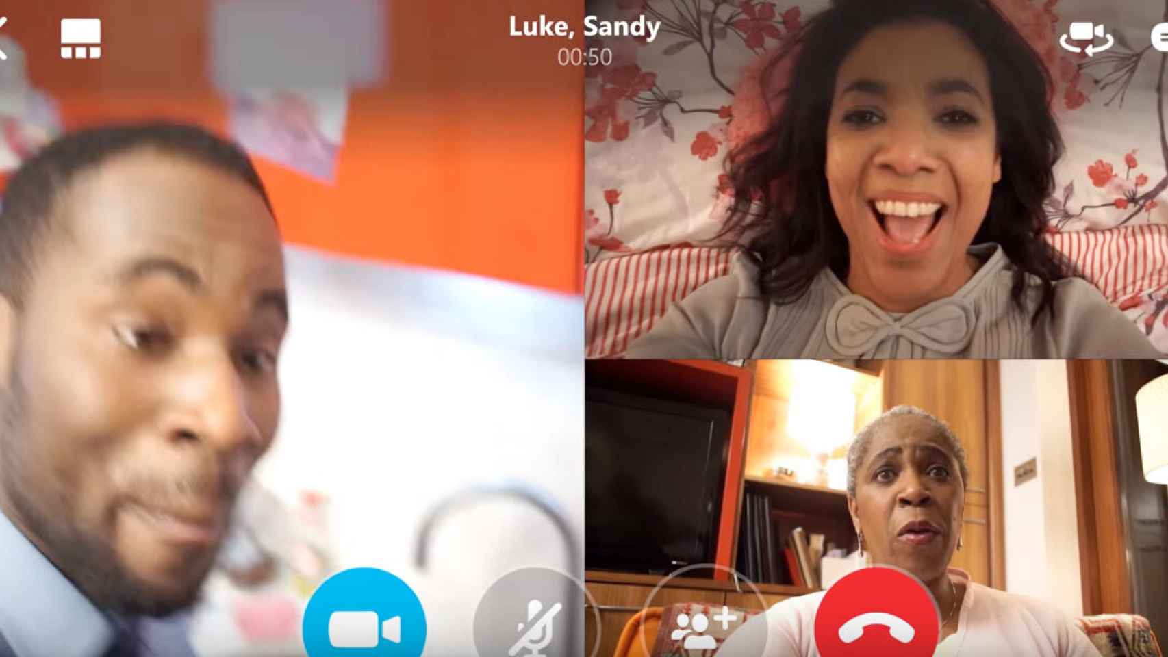 Prueba ya las videollamadas en grupo de Skype para Android