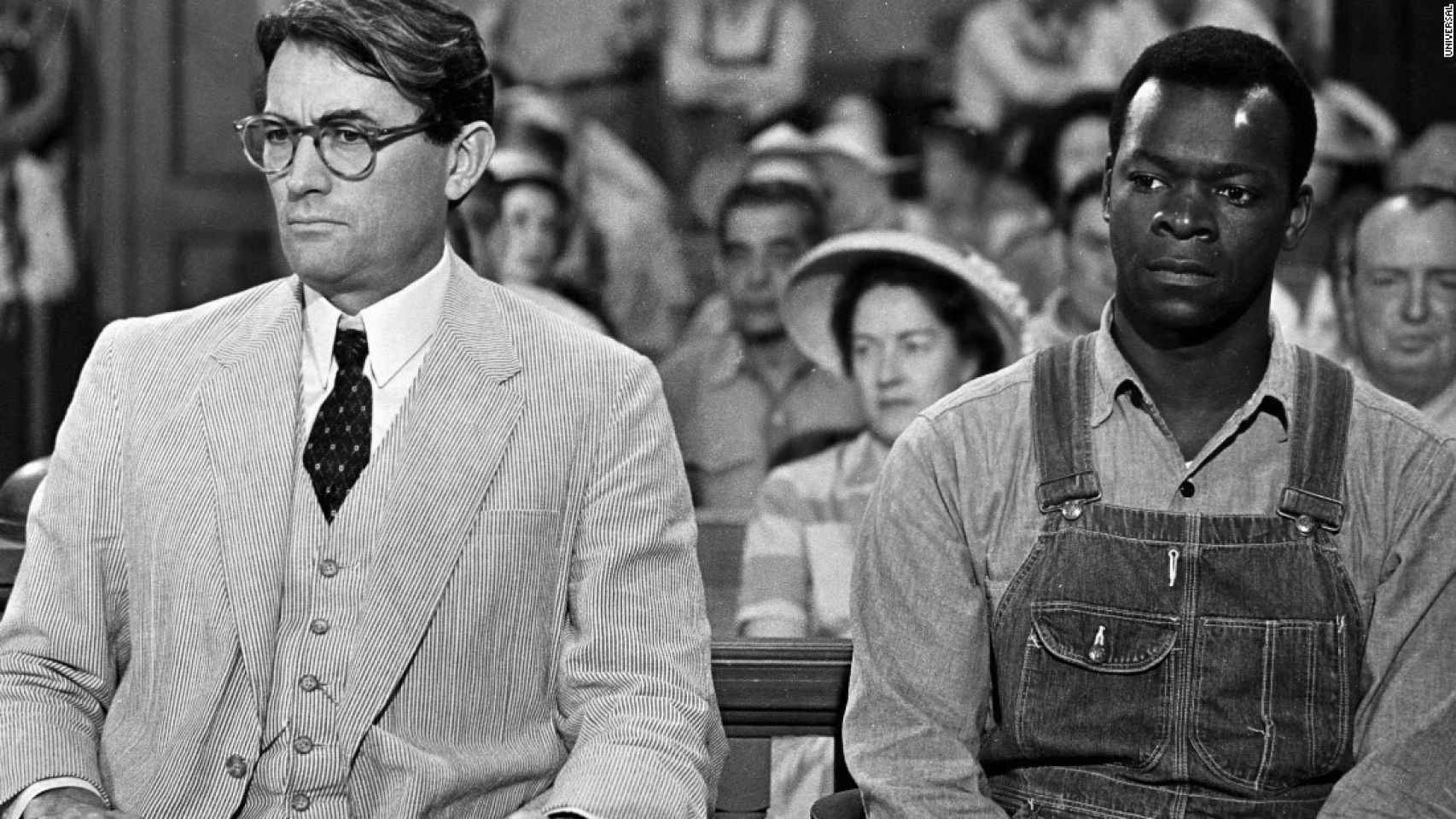 Atticus Finch y su defendido Tom Robinson