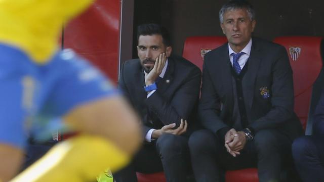 Quique Setién, entrenador de Las Palmas