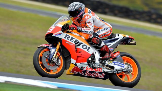 Marc Márquez, durante la útima jornada de entrenamientos en el circuito australiano de Phillip Island