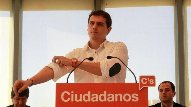 Albert Rivera, en un comité Ejecutivo de Ciudadanos.