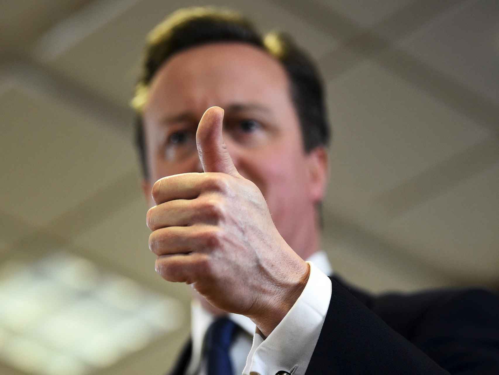 David Cameron, eufórico tras el acuerdo sobre el 'Brexit'